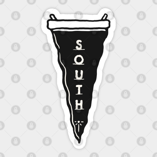 South Flags Vintage Retro Sticker by Merchsides